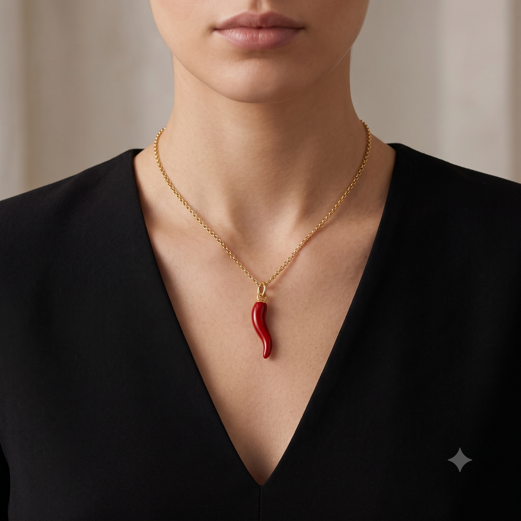Red Chilli Charm Pendant