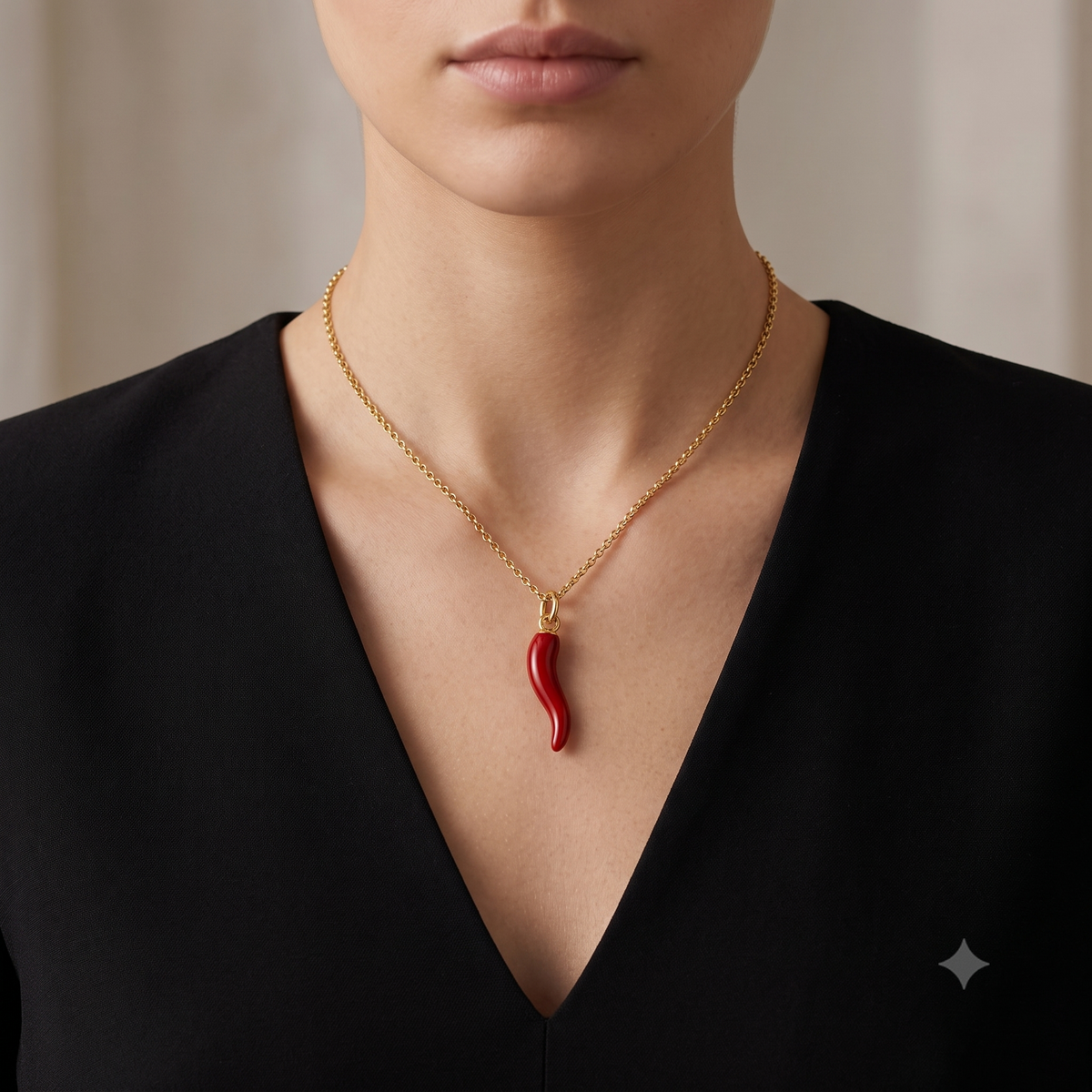 Red Chilli Charm Pendant