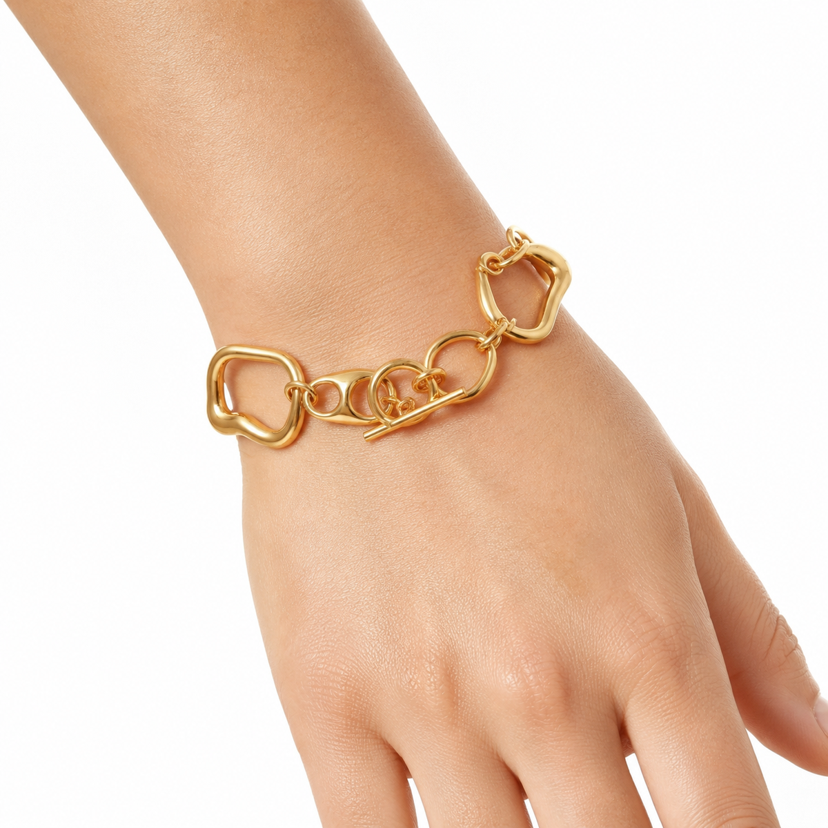 Abstract Link Toggle Bracelet model image
