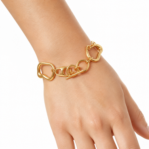 Abstract Link Toggle Bracelet model image