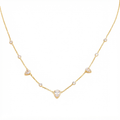 Teardrop Crystal Station Necklace product image