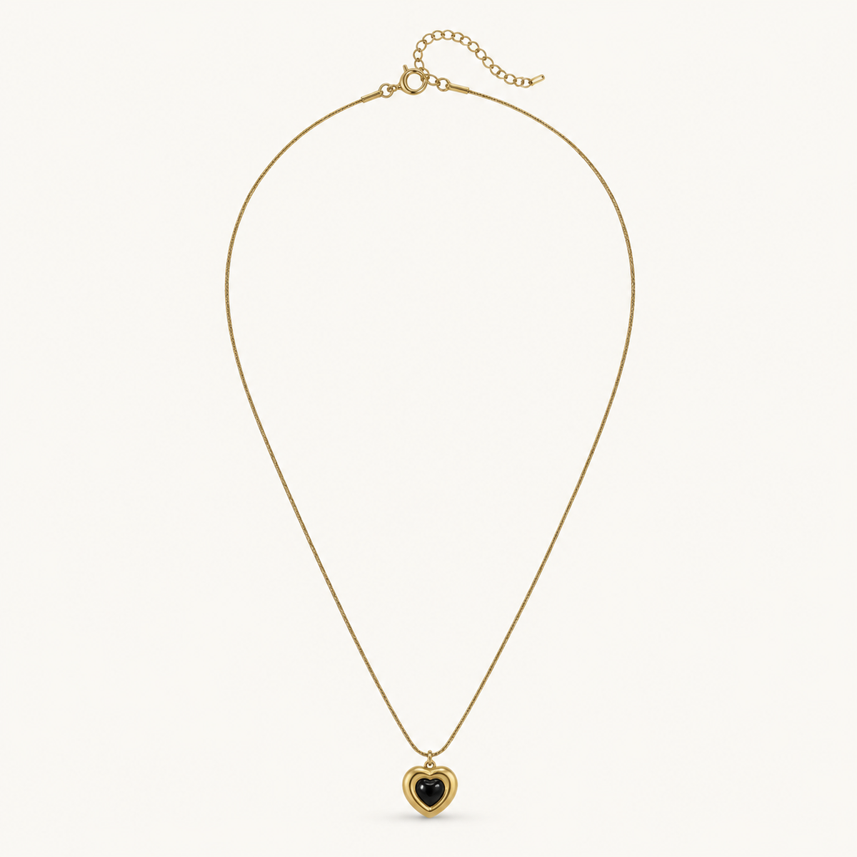Black Heart Pendant Necklace product image