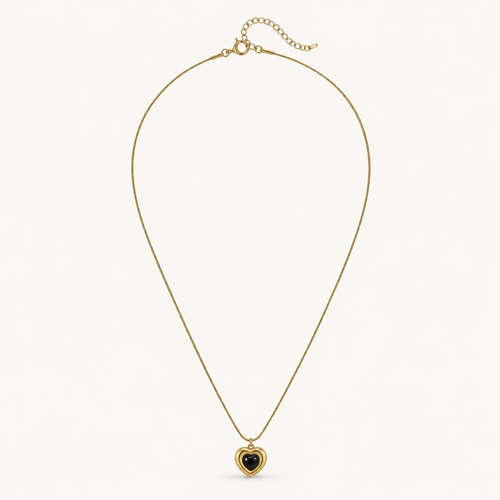 Black Heart Pendant Necklace product image