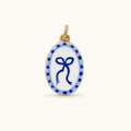 Blue Bow Porcelain Pendant product image