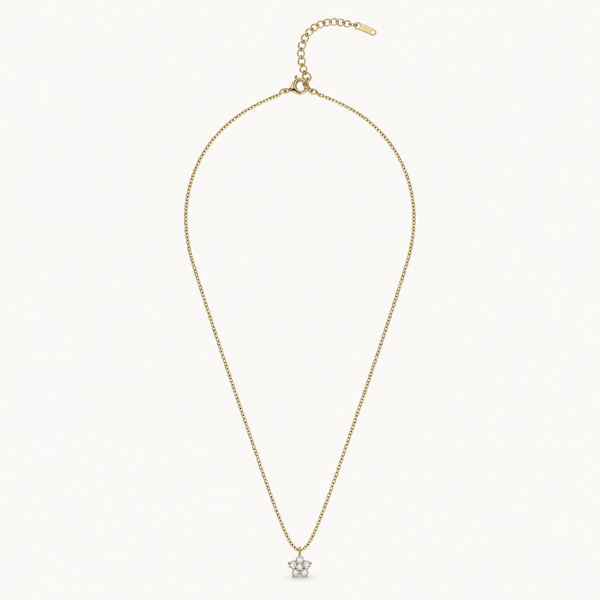 Crystal Clover Pendant Necklace product image