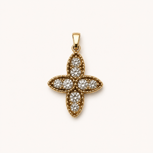 Crystal Clover Pendant product image