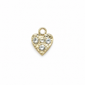 Crystal Heart Charm Pendant product image