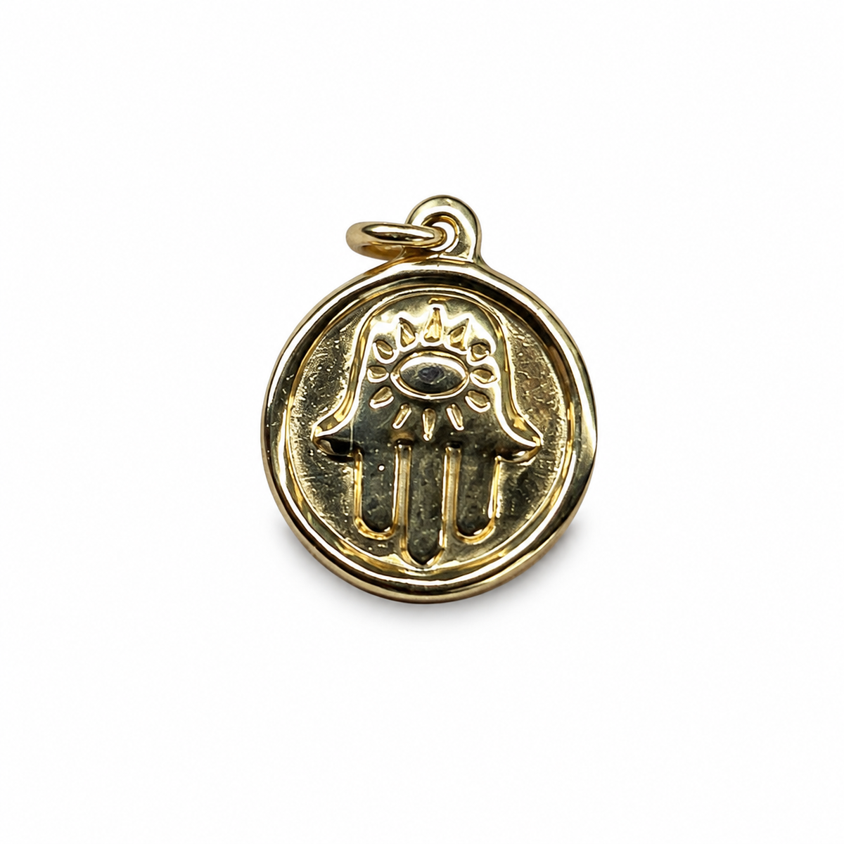 Hamsa Eye Medallion Pendant product image