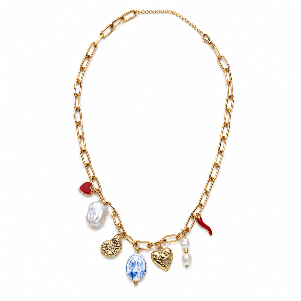 Lucky Keepsake Charm Necklace product image