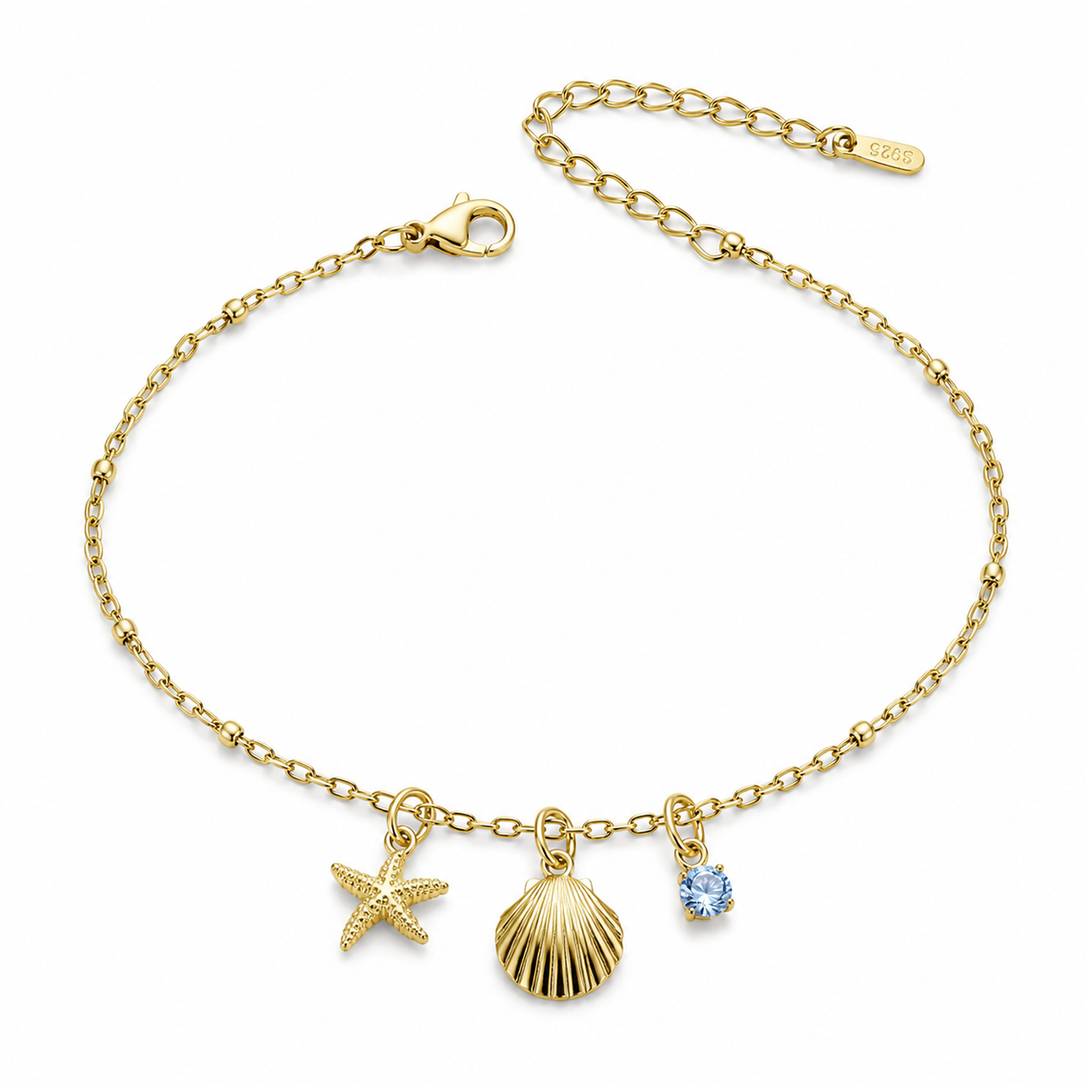 Ocean Trio Charm Necklace product image