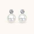 Pearl Crystal Stud Earrings product image
