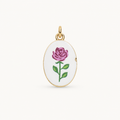 Pink Rose Porcelain Pendant product image