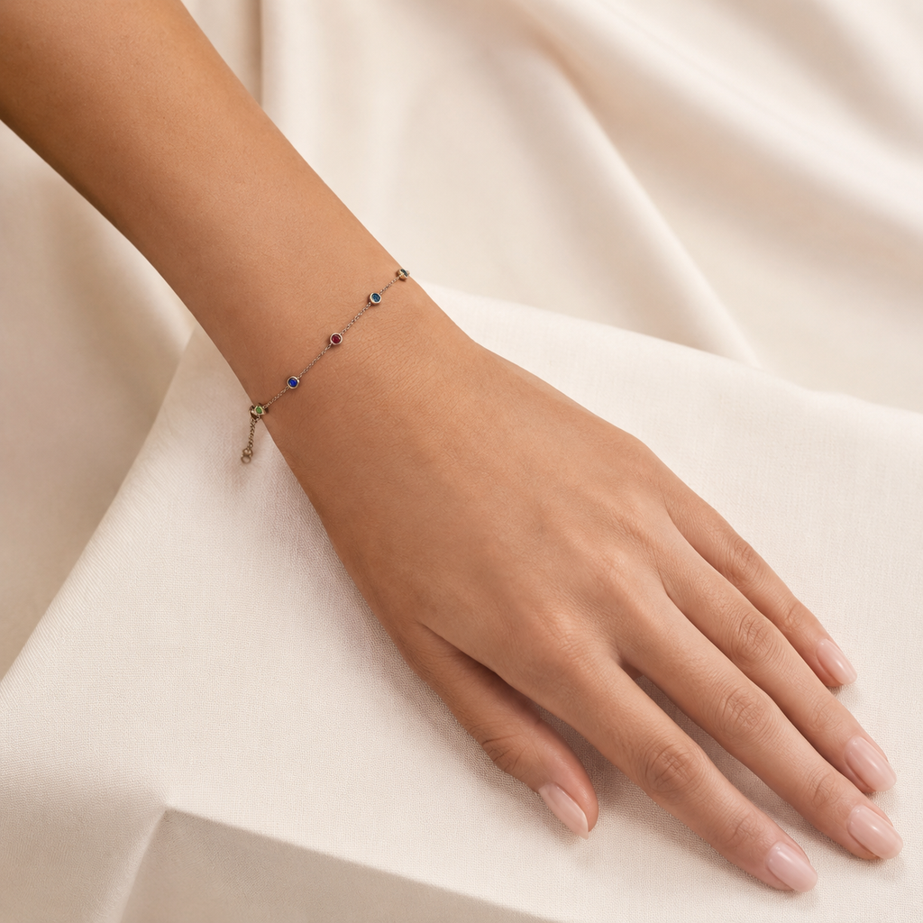 Rainbow Stone Bracelet model image