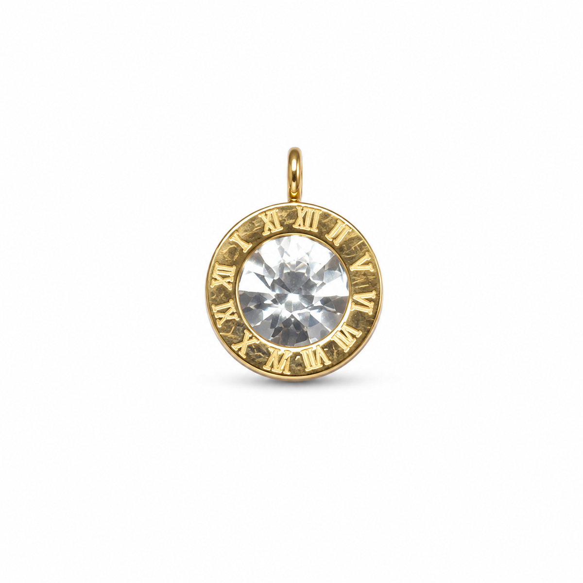 Roman Numeral Crystal Pendant product image