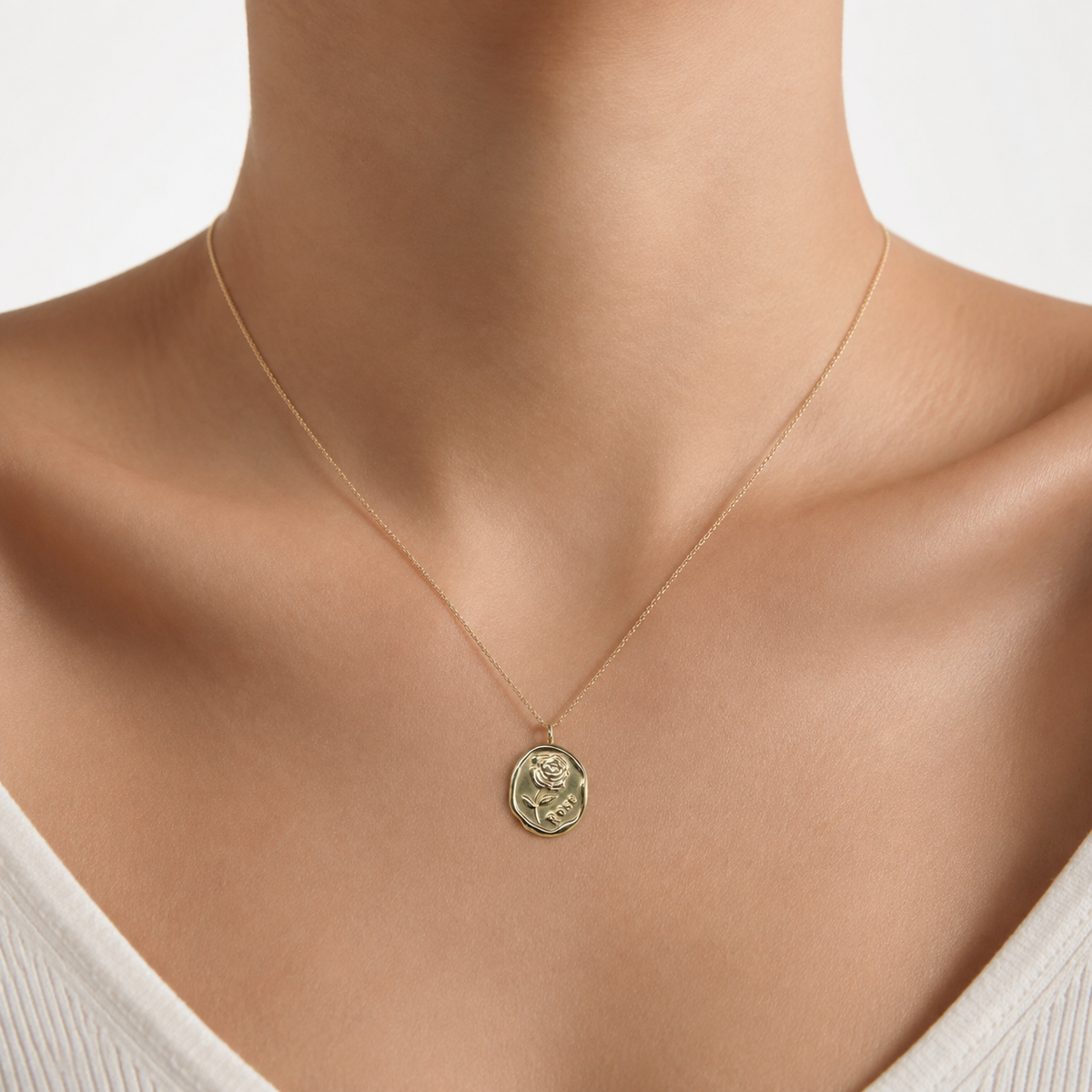 Rose Medallion Pendant model image