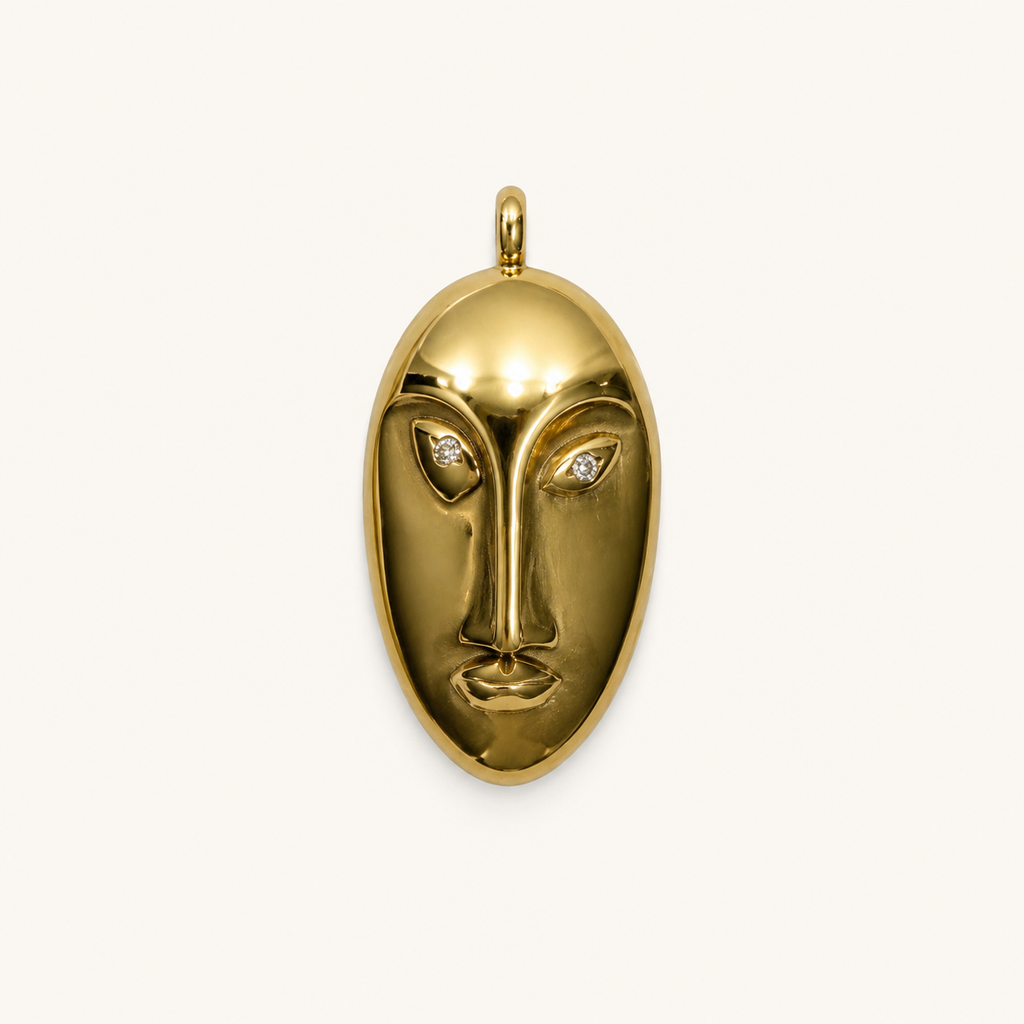 Sculpted Face Pendant product image