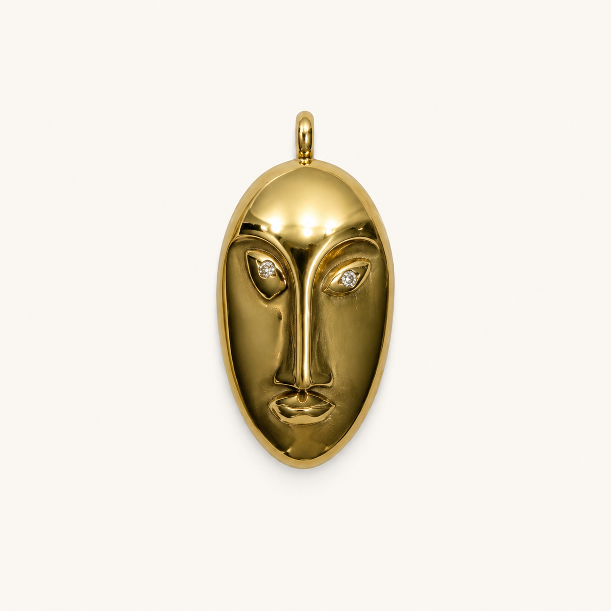 Sculpted Face Pendant product image