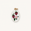 Strawberry Blossom Porcelain Pendant product image