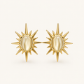 Sunburst Pearl Stud Earrings product image