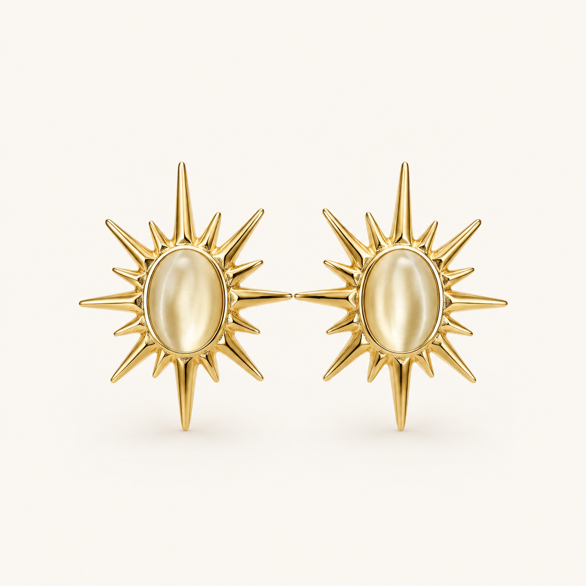 Sunburst Pearl Stud Earrings product image