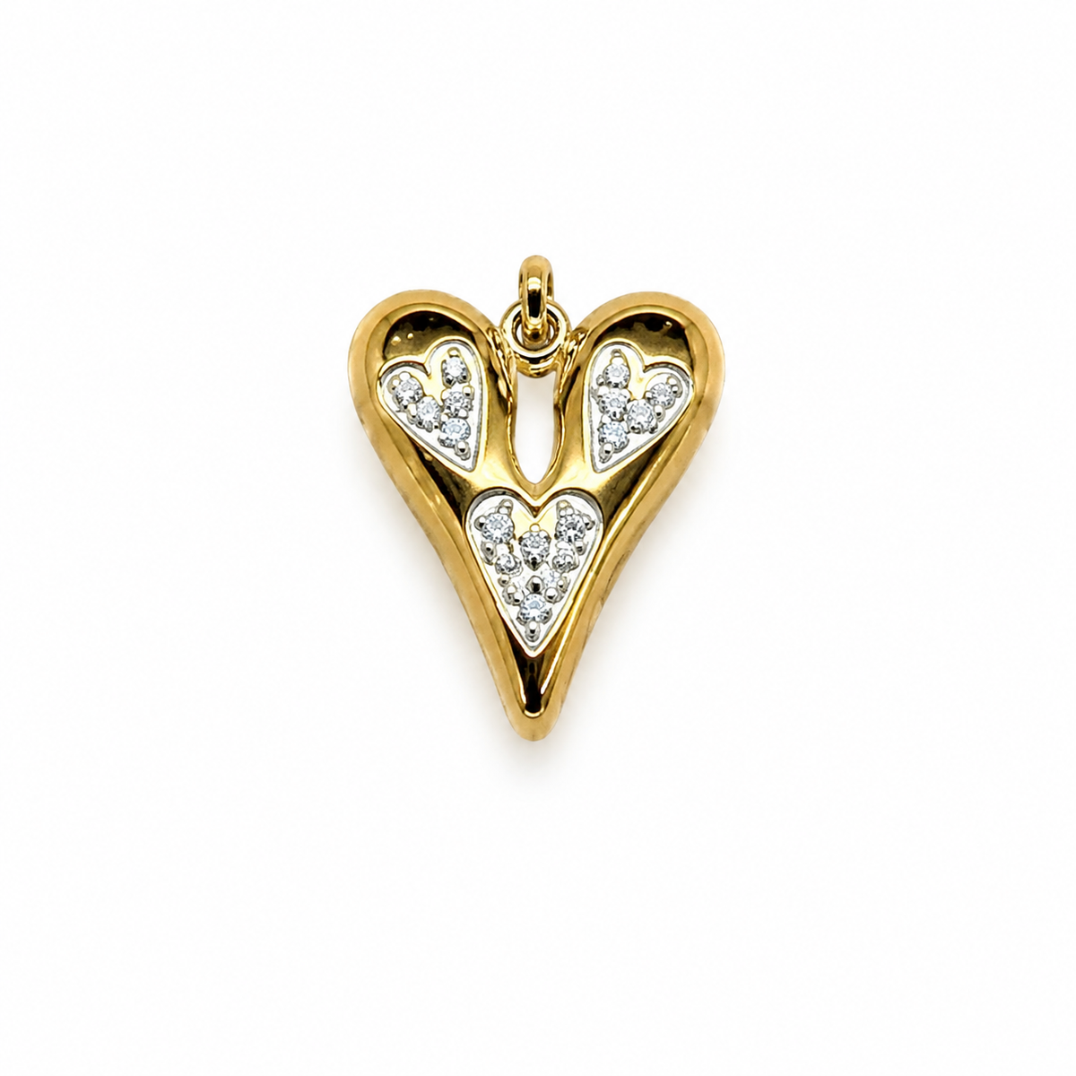 Triple Heart Crystal Pendant product image