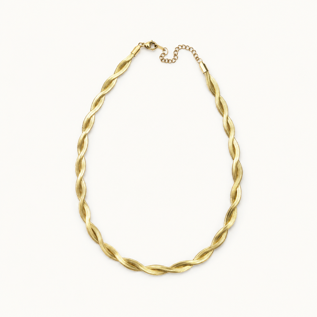 Twisted Mesh Chain Necklace product image