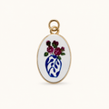 Vase & Rose Porcelain Pendant product image